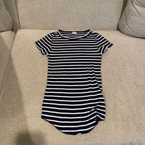 Aritizia - Blue/White Striped Tee - XS